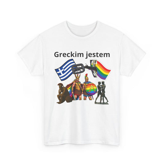 T-Shirt Greckim jestem