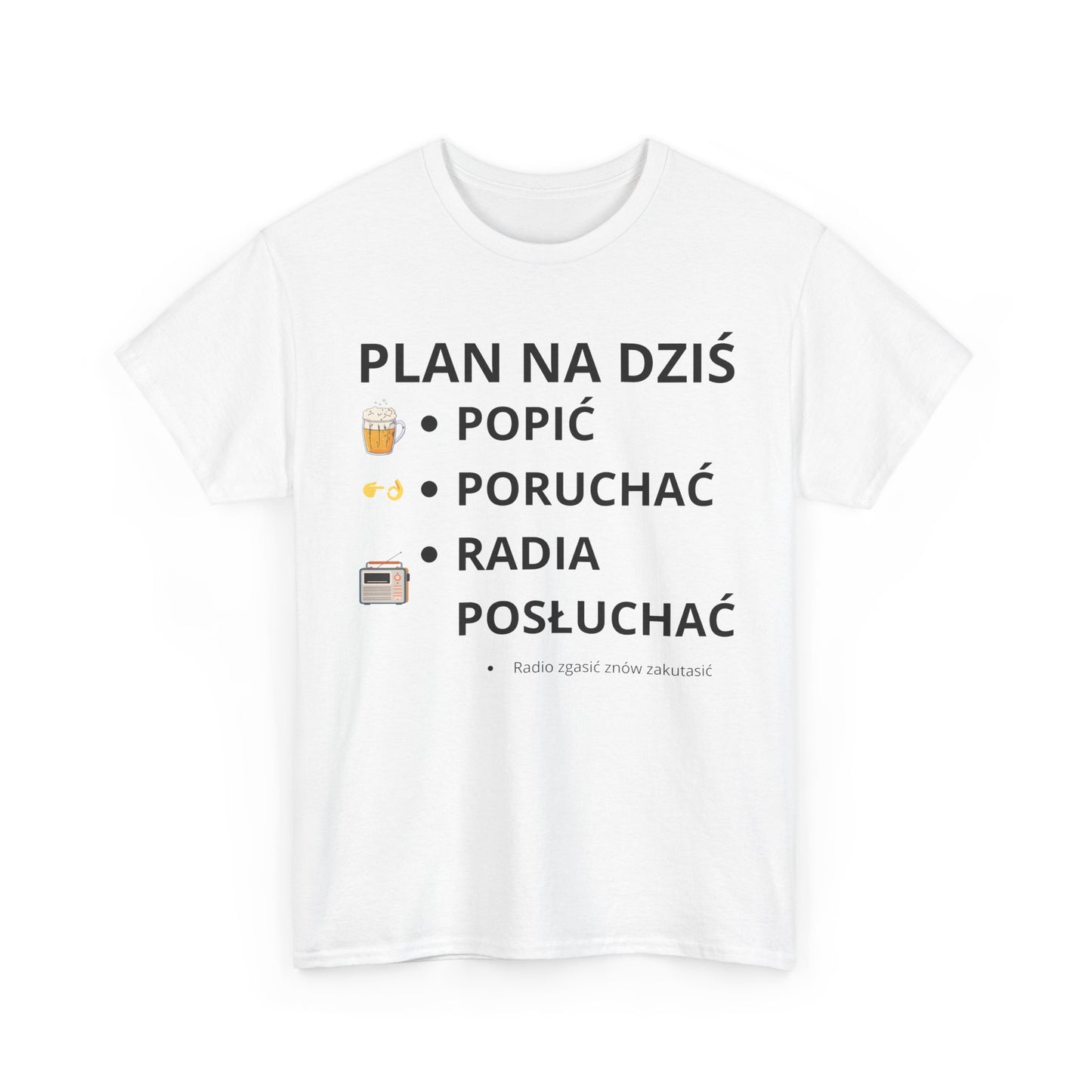 T‑Shirt Plan na dziś