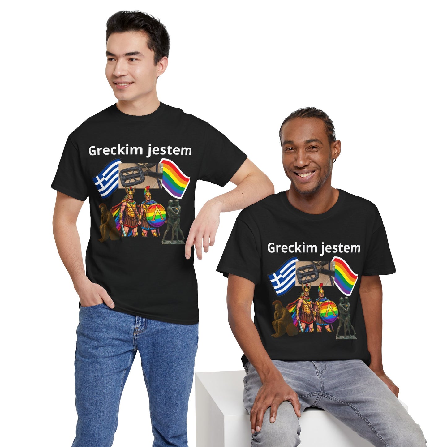 T-Shirt Greckim jestem