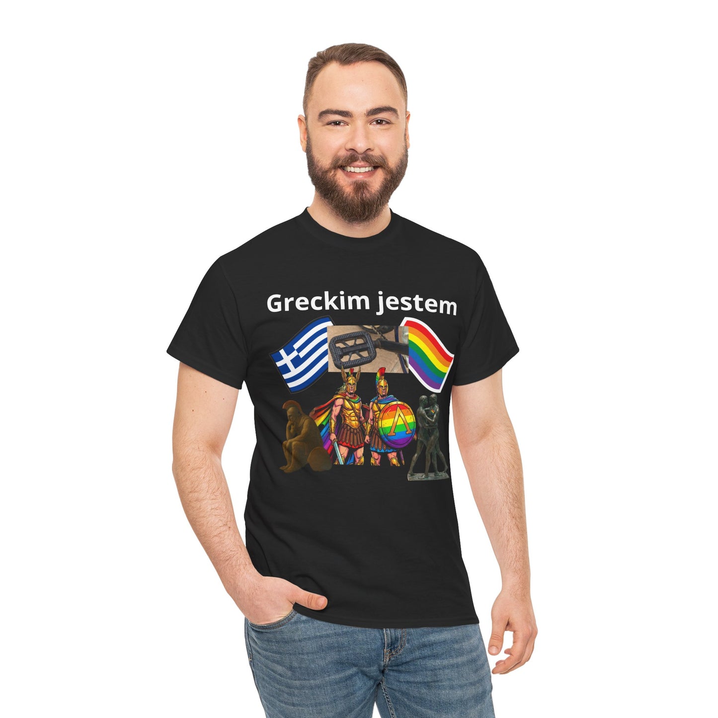 T-Shirt Greckim jestem