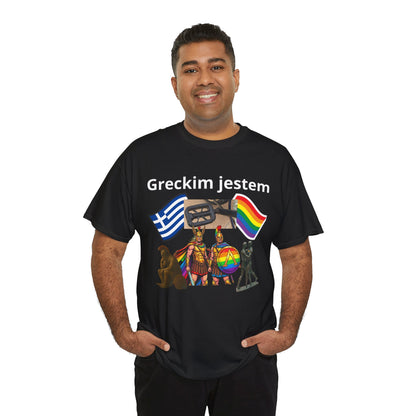 T-Shirt Greckim jestem