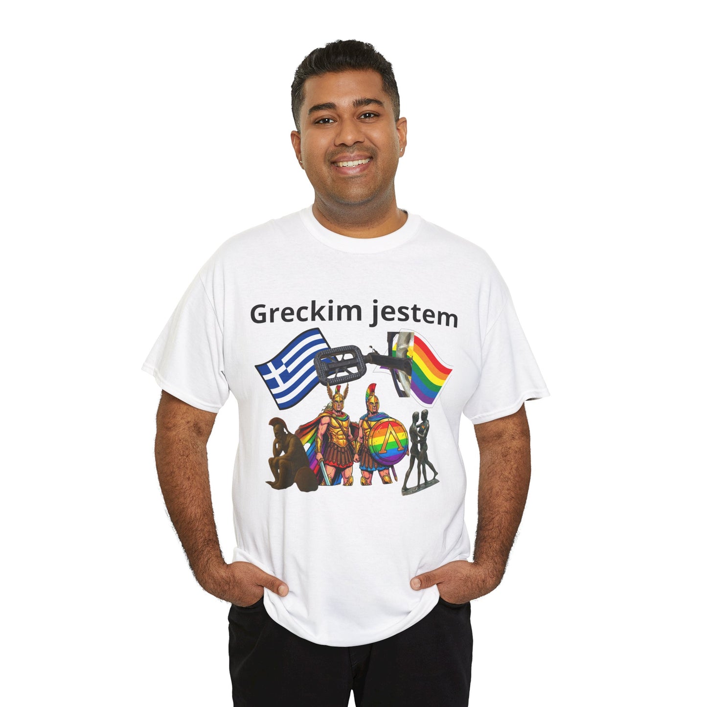 T-Shirt Greckim jestem