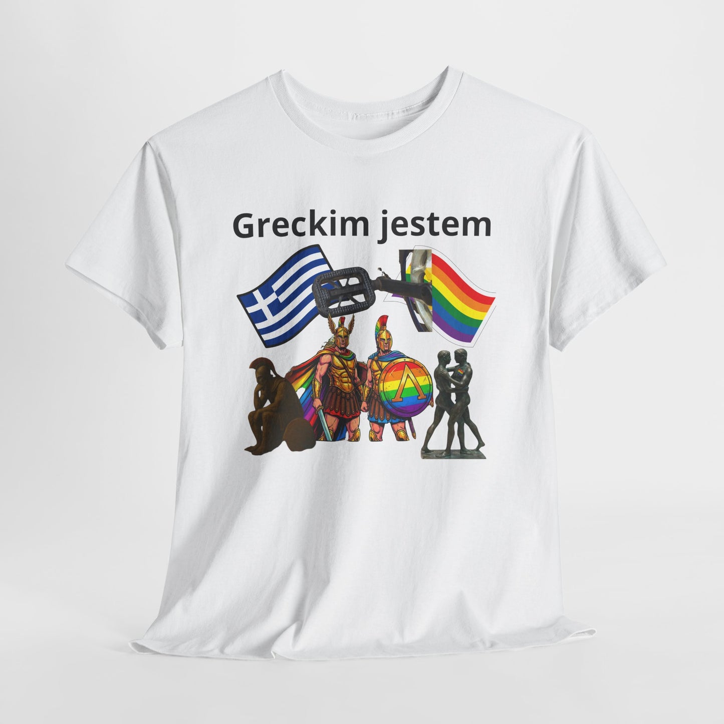 T-Shirt Greckim jestem